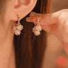 Moonlit Cluster Hoop Earrings