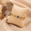 Golden Aura Evil Eye Bracelet