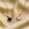 The Double Charm Clover Pendant Necklace