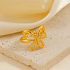 Golden Butterfly Adjustable Ring