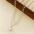 Golden Grace Pearl Layered Necklace