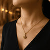 Celestial Orbit Crystal Pendant Necklace