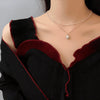 Golden Grace Pearl Layered Necklace