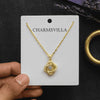 Celestial Orbit Crystal Pendant Necklace