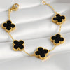 Lucky Charm Black Clover Bracelet