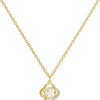 Celestial Orbit Crystal Pendant Necklace