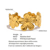 Golden Flower Bunch Ring – Delicate Bloom for Everyday Elegance