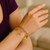 “Double‑Layer Gold Butterfly Charm Bracelet – Anti‑Tarnish Korean Style”
