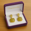 Olive Luxe Drop Earrings