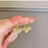 Moonlit Cluster Hoop Earrings