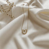 Trendy Open Heart Necklace – Anti‑Tarnish