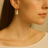 Seoul Chic Bag Hoop Earrings