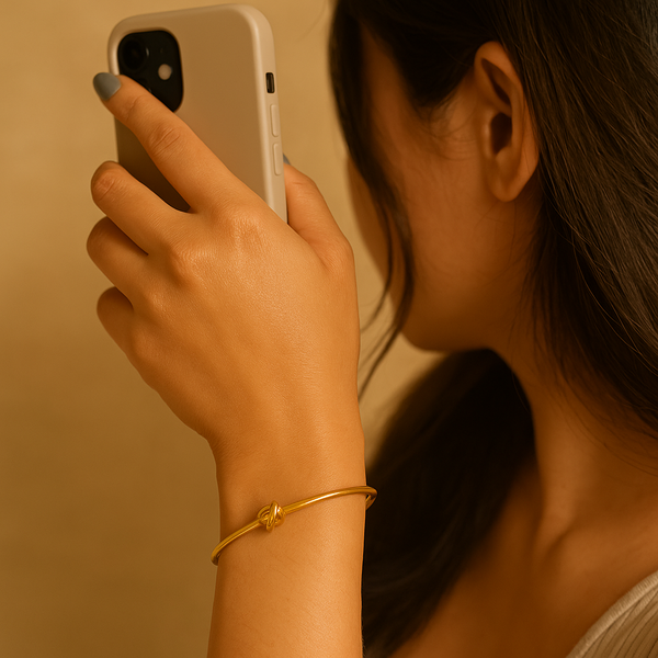 Golden Knot Cuff