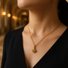 Celestial Orbit Crystal Pendant Necklace