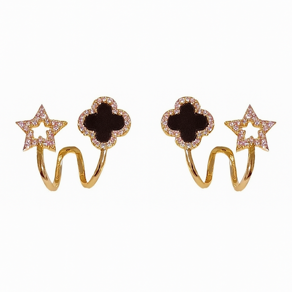 Star & Clover Duo Earrings