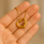 Open-Heart Pendant Necklace