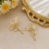 Crystal Petals Bloom Earrings