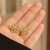 Glitter Bloom Studs Earrings