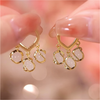 Moonlit Cluster Hoop Earrings