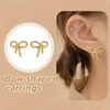 Golden Bow Bliss Earrings