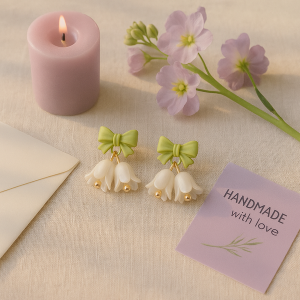 Spring Bloom Bow Earrings